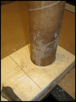 Mortar tube test fitting