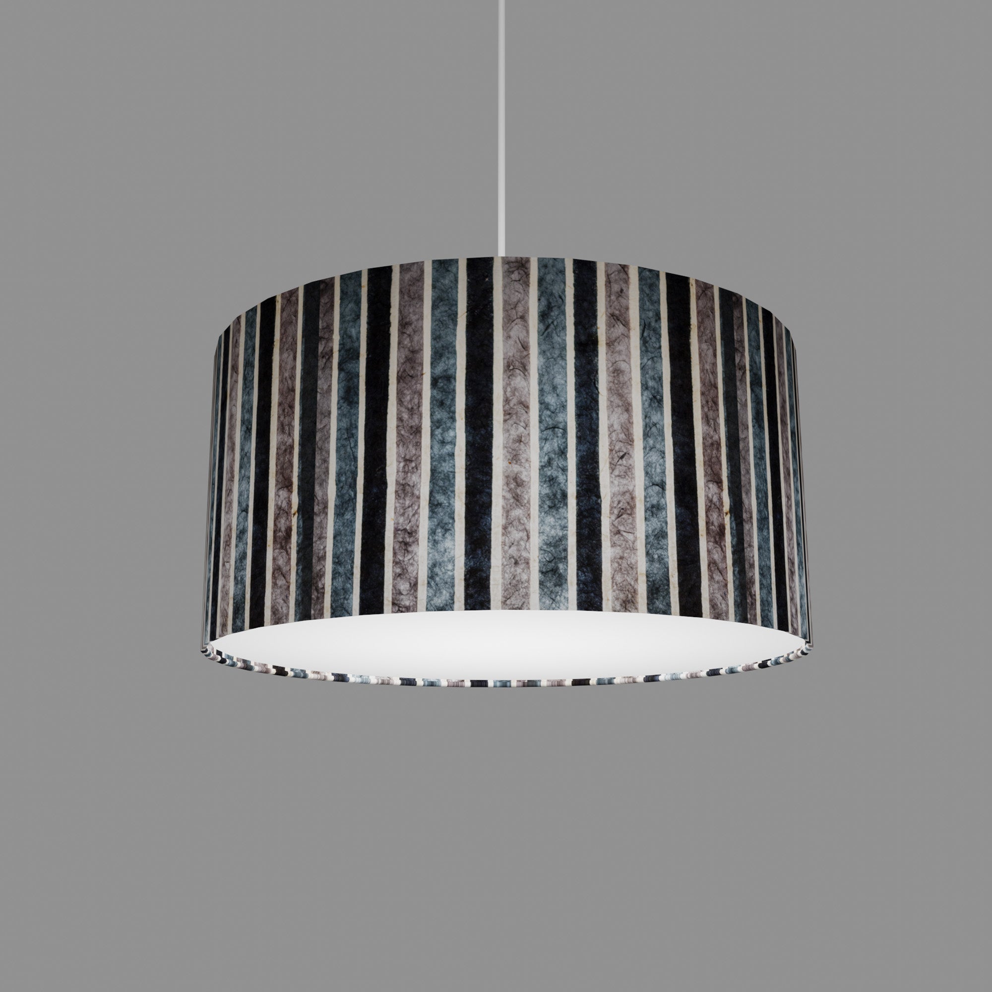 grey drum lampshade 40cm