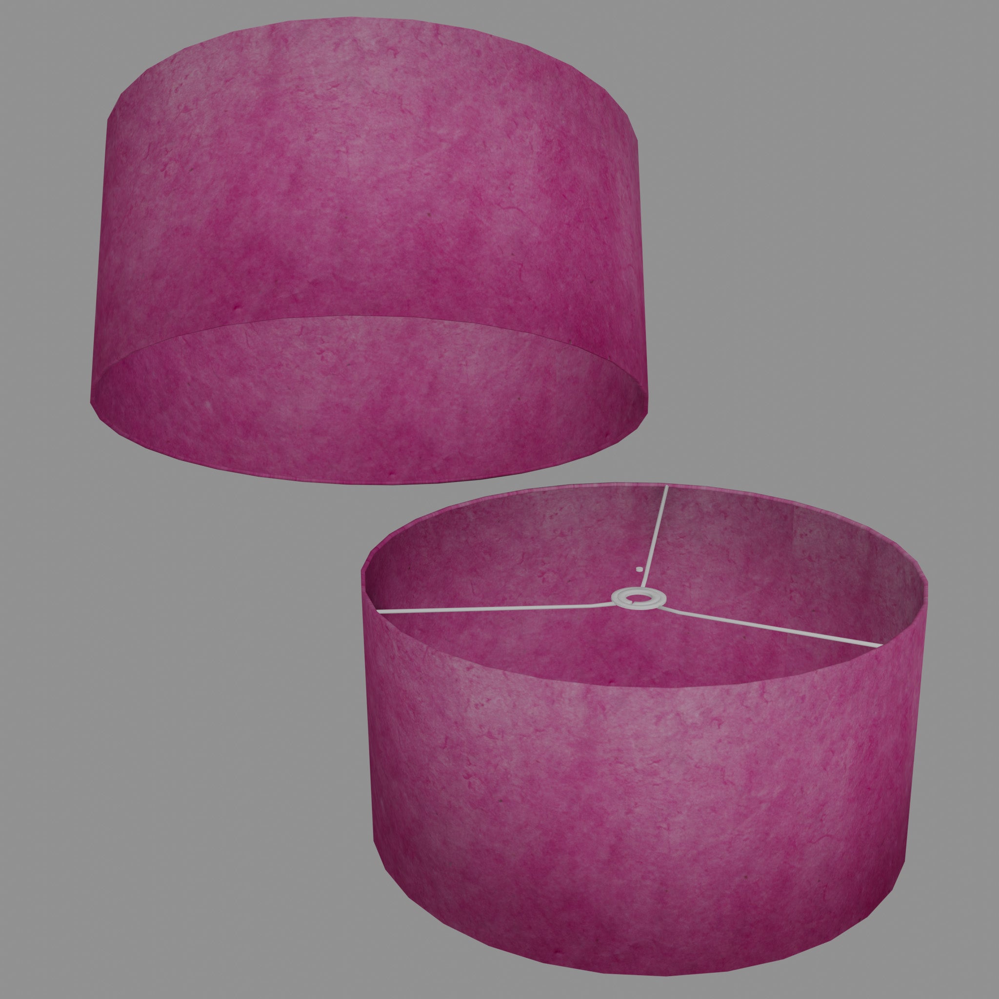 pink drum lampshade