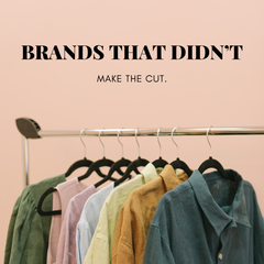 brands that didn't make the cut
