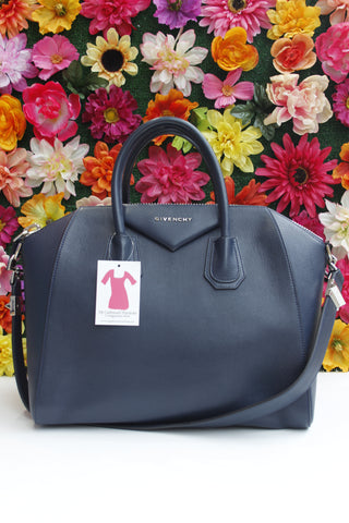 Givenchy navy medium Antigona bag