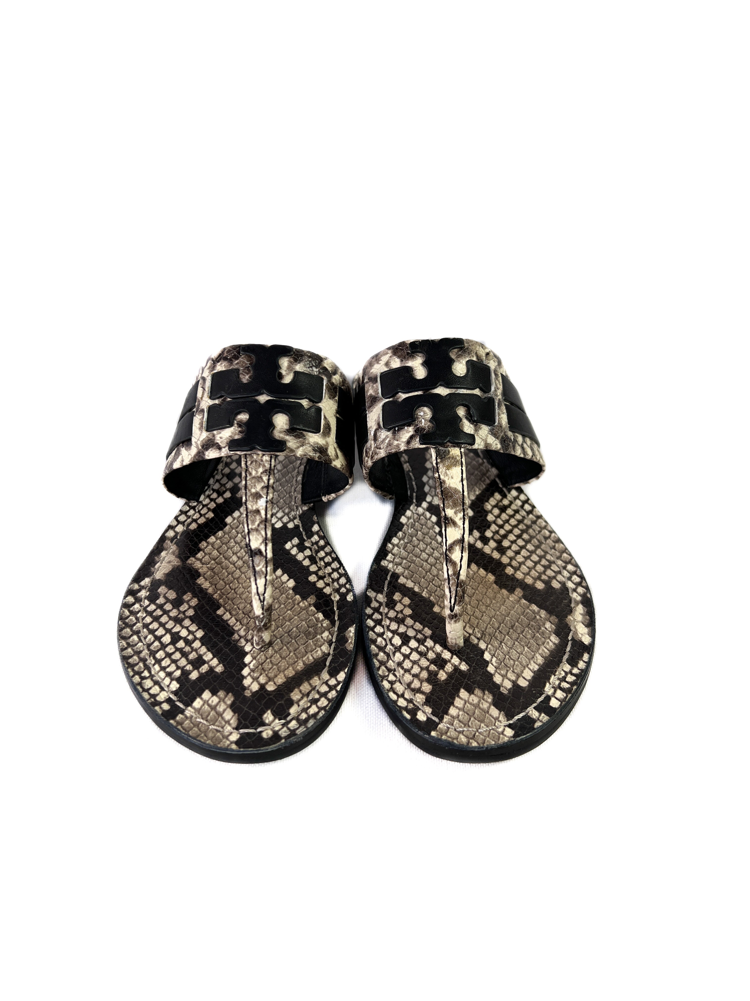 Tory Burch snake print Leigh sandal size 7 – My Girlfriend's Wardrobe LLC