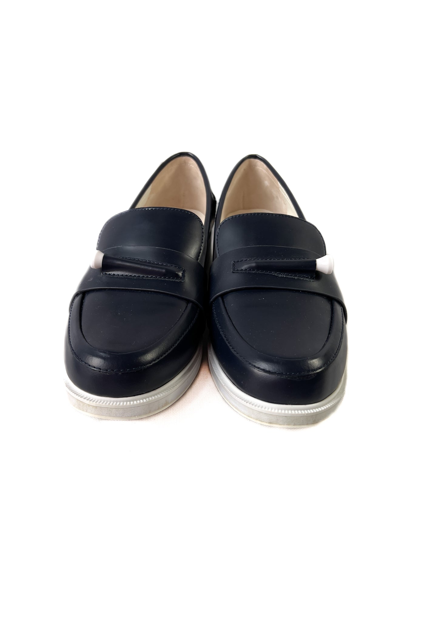 Tory Burch pocket tee navy golf loafer size  – My Girlfriend's Wardrobe  LLC