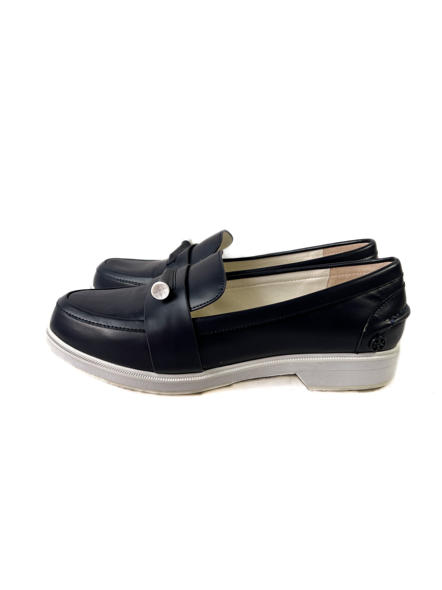 Tory Burch pocket tee navy golf loafer size  – My Girlfriend's Wardrobe  LLC