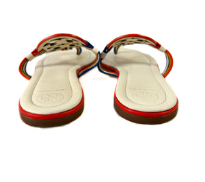 Tory Burch rainbow leather Miller sandals size 9 – My Girlfriend's Wardrobe  LLC