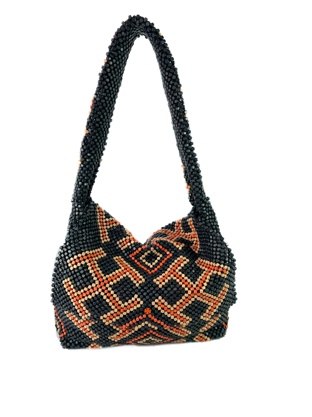 Tory Burch navy & orange wooden beaded shoulder bag – My Girlfriend's  Wardrobe LLC