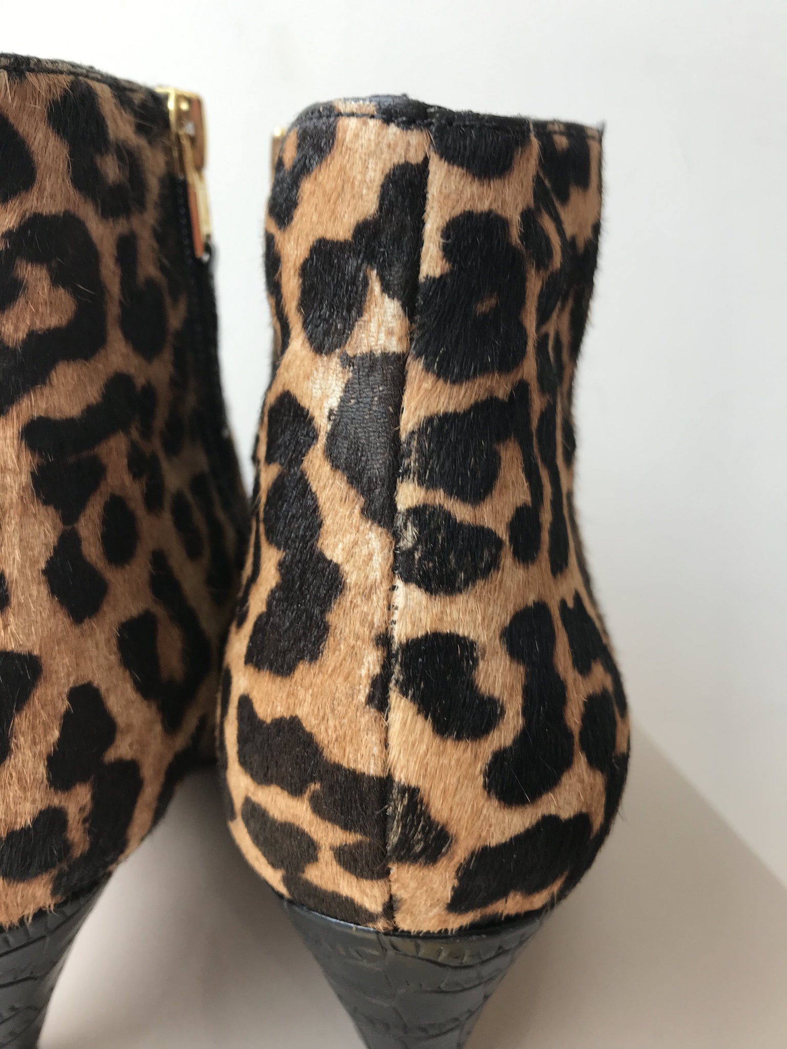 Sam Edelman calf hair leopard print 