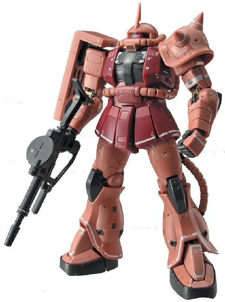 Gundam 1/144 RG #02 Gundam 0079 MS-06S Zaku II (Char Aznable's Custom) Model Kit