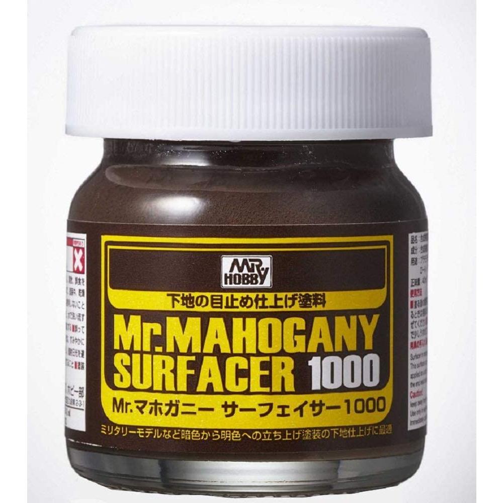 Mr. Hobby Mr. Mahogany Surfacer 1000 Bottle 40ml SF290 SF-290 Model Kit