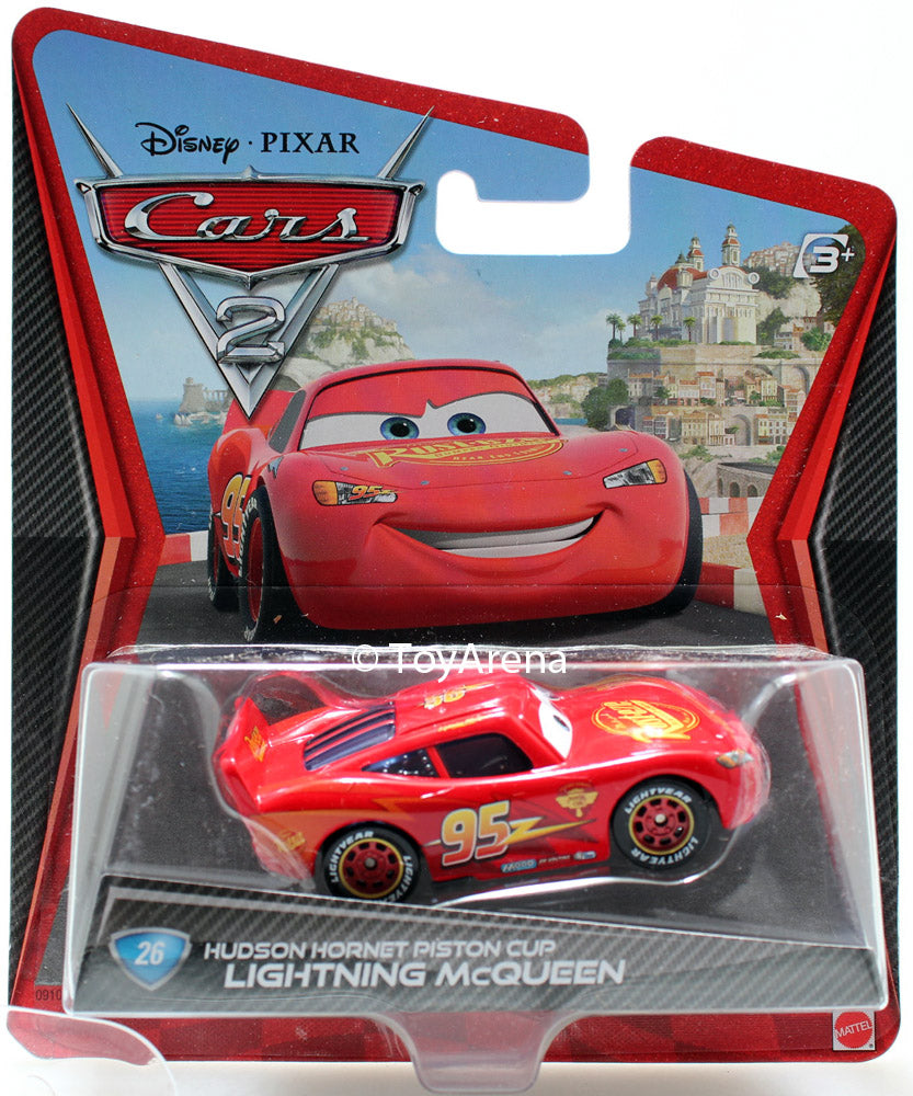 Disney Pixar Cars 2 Movie #26 Lightning McQueen Hudson Hornet Piston C |  ToyArena