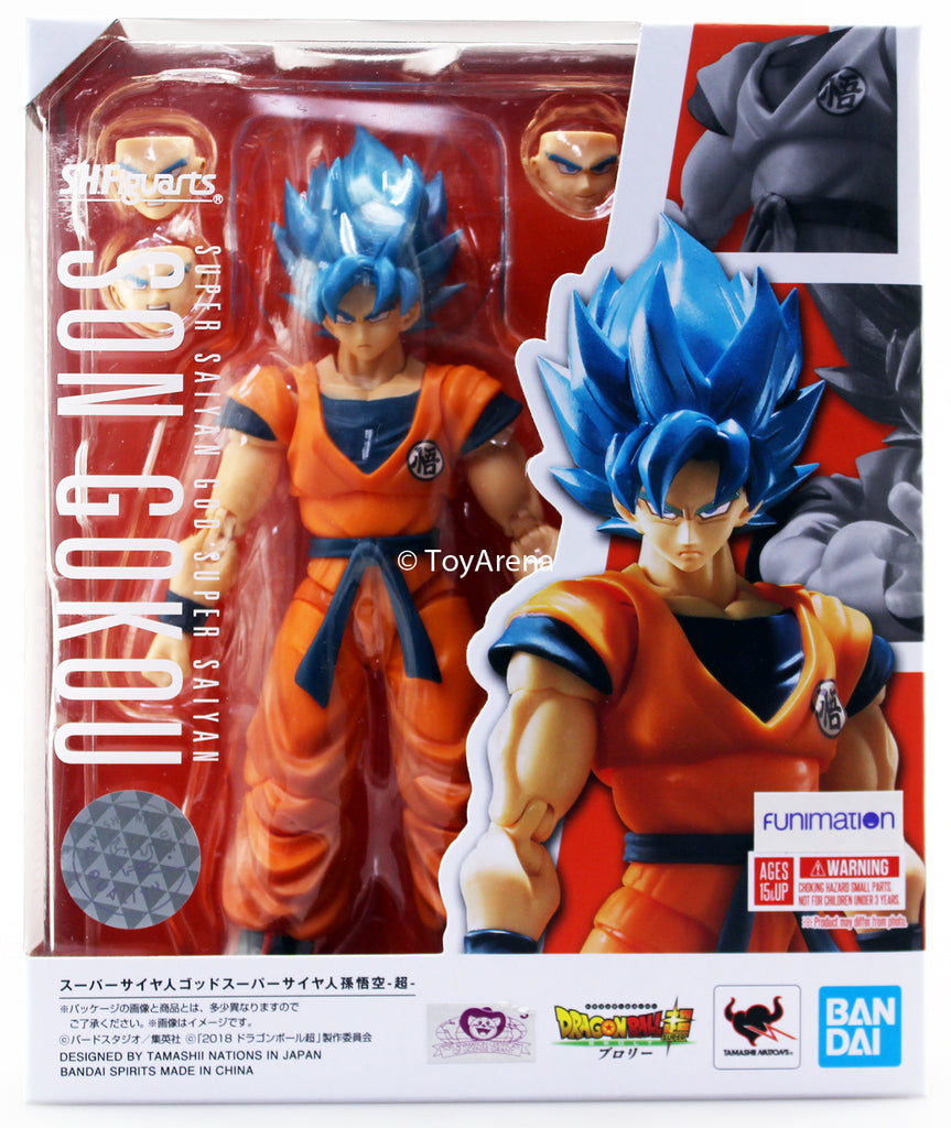 goku super saiyan god sh figuarts