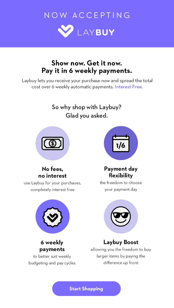 LayBuy. Pay it in 6. Interest Free. Easy.