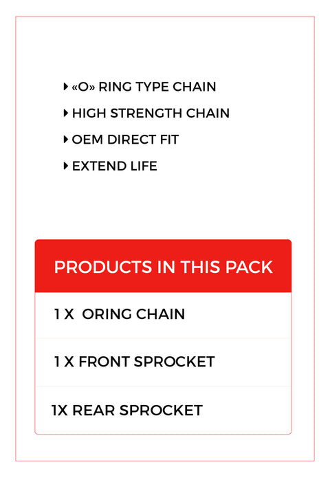 honda unicorn chain sprocket life