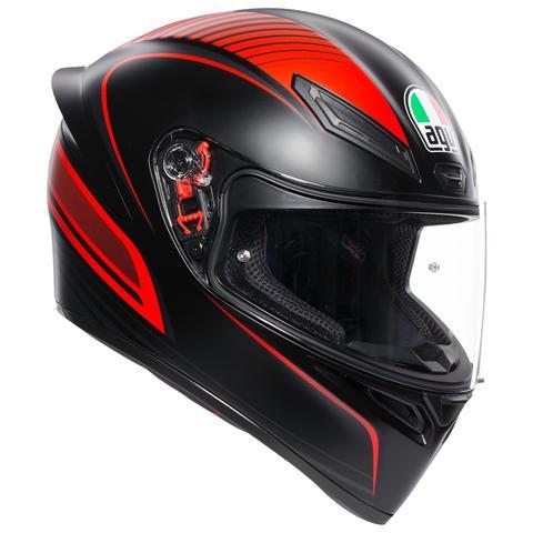 CASCO INTEGRALE K6 E2205 MULTI FLASH MATT BLACK GREY RED