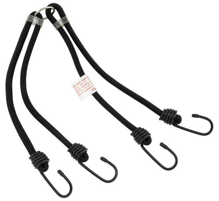 BUNGEE CORD WITH HOOKS (1'') FLAT HEAVY DUTY MAXX BUNGEE STRAP WITH  CARABINER