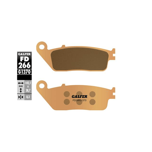 GALFER TRIUMPH STREET TRIPLE S 765 17- Sintered Street Front Brake Pads - LRL Motors