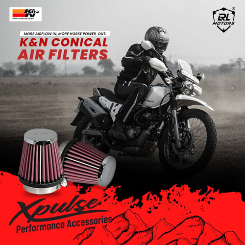 K&N Xpulse Universal conical air Filter - LRL Motors