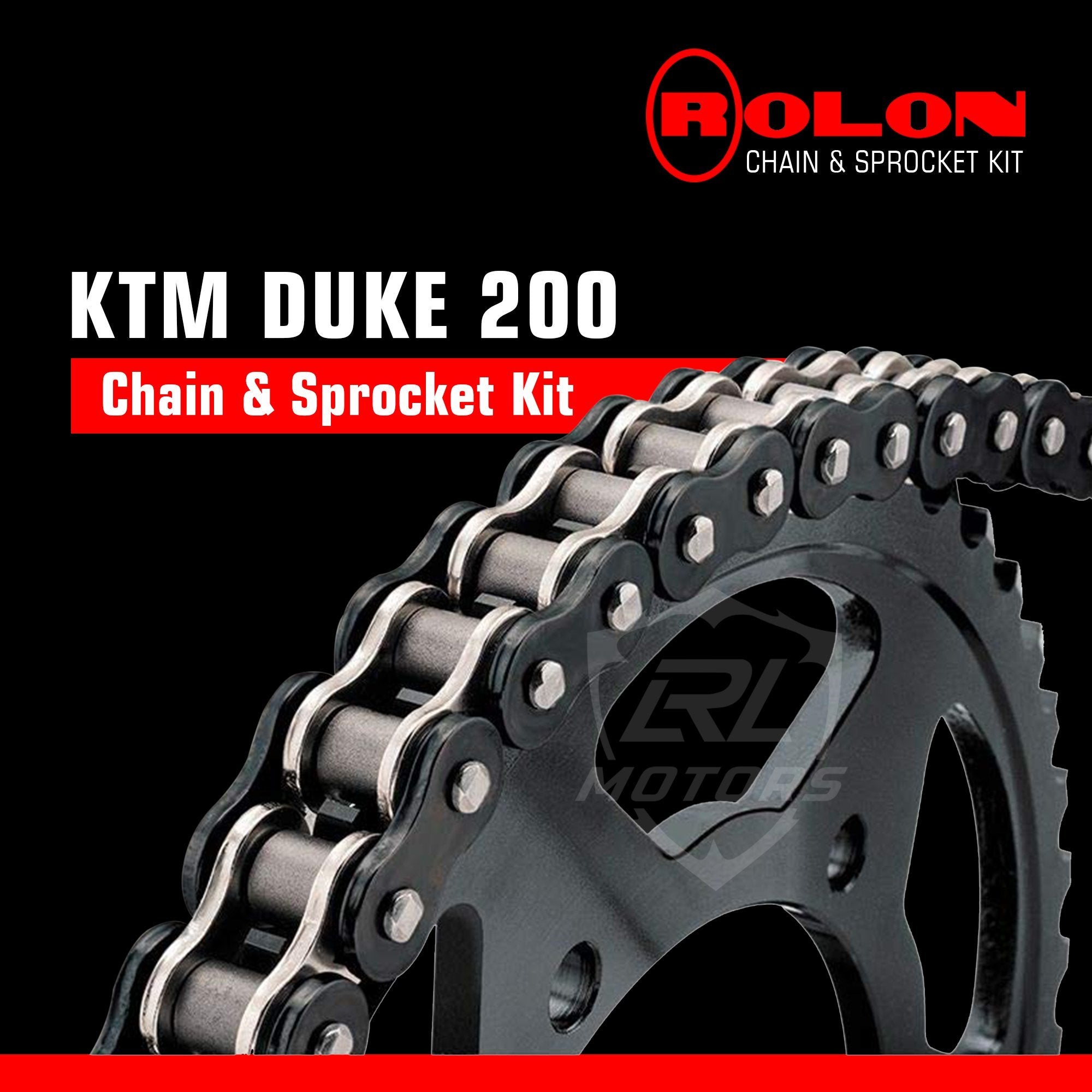 duke 200 chain sprocket life