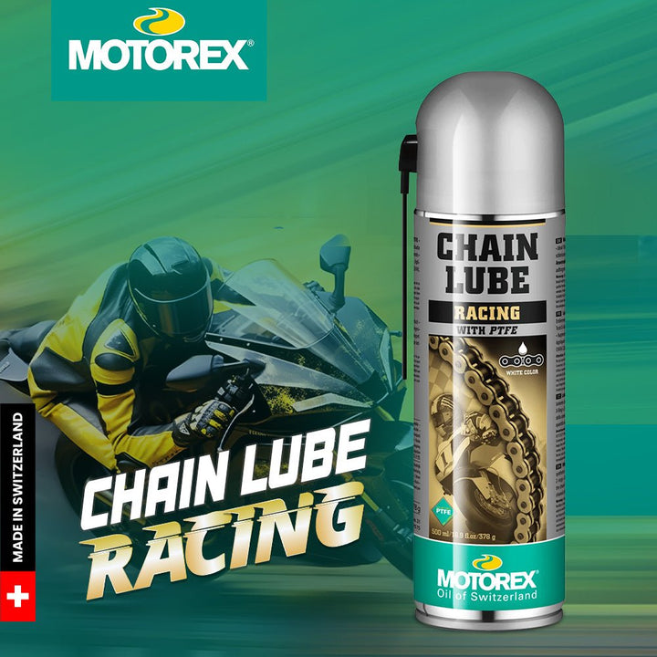 Retzmoto MOTOREX Lubrifiant graisse chaîne MOTOREX Racing Teflon 500ml