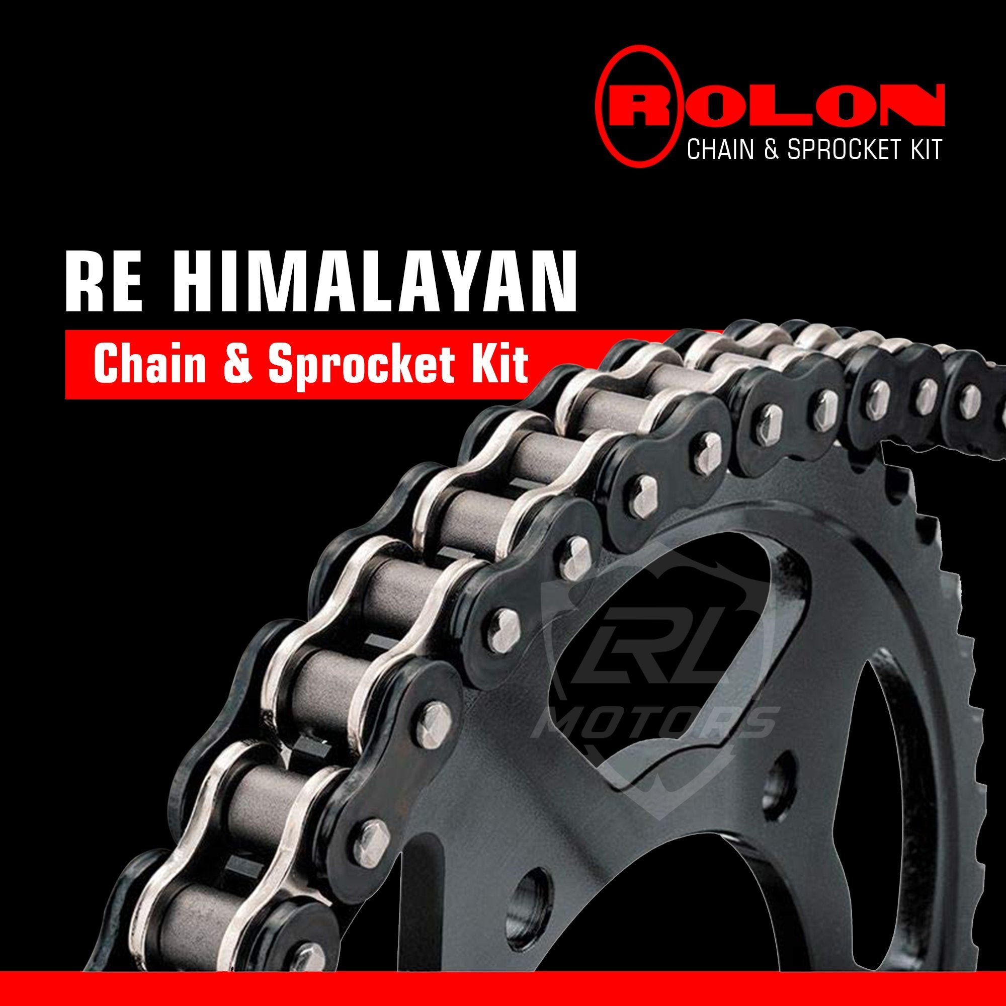 Royal Enfield Himalayan Rolon chain & Sprocket Kit LRL Motors