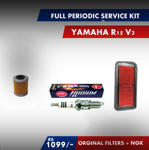 Yamaha R15 V2 full periodic service kit - LRL Motors