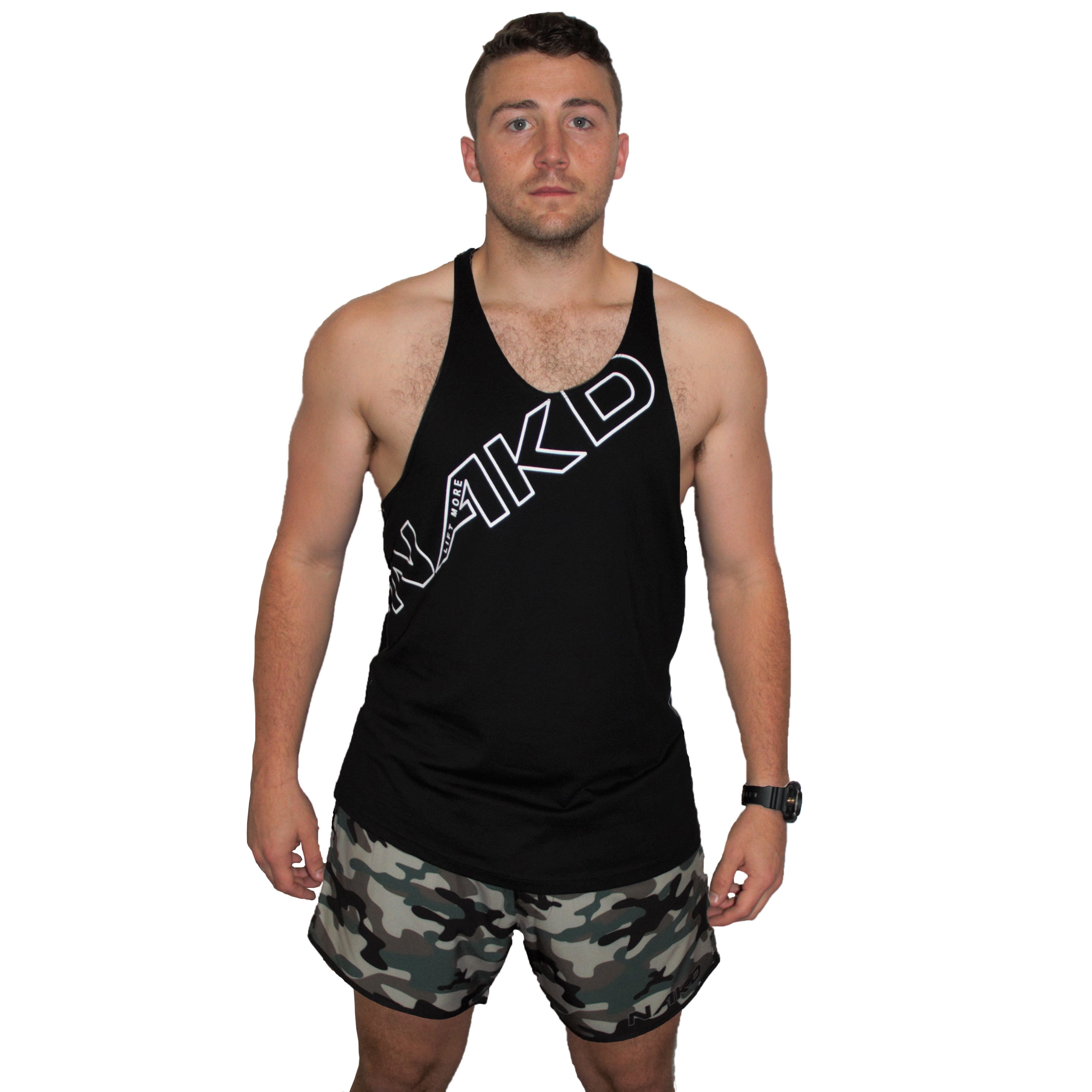 Men s Gym  Singlet  OUTLINE NAKD Gym  Wear NAKD Gym  wear