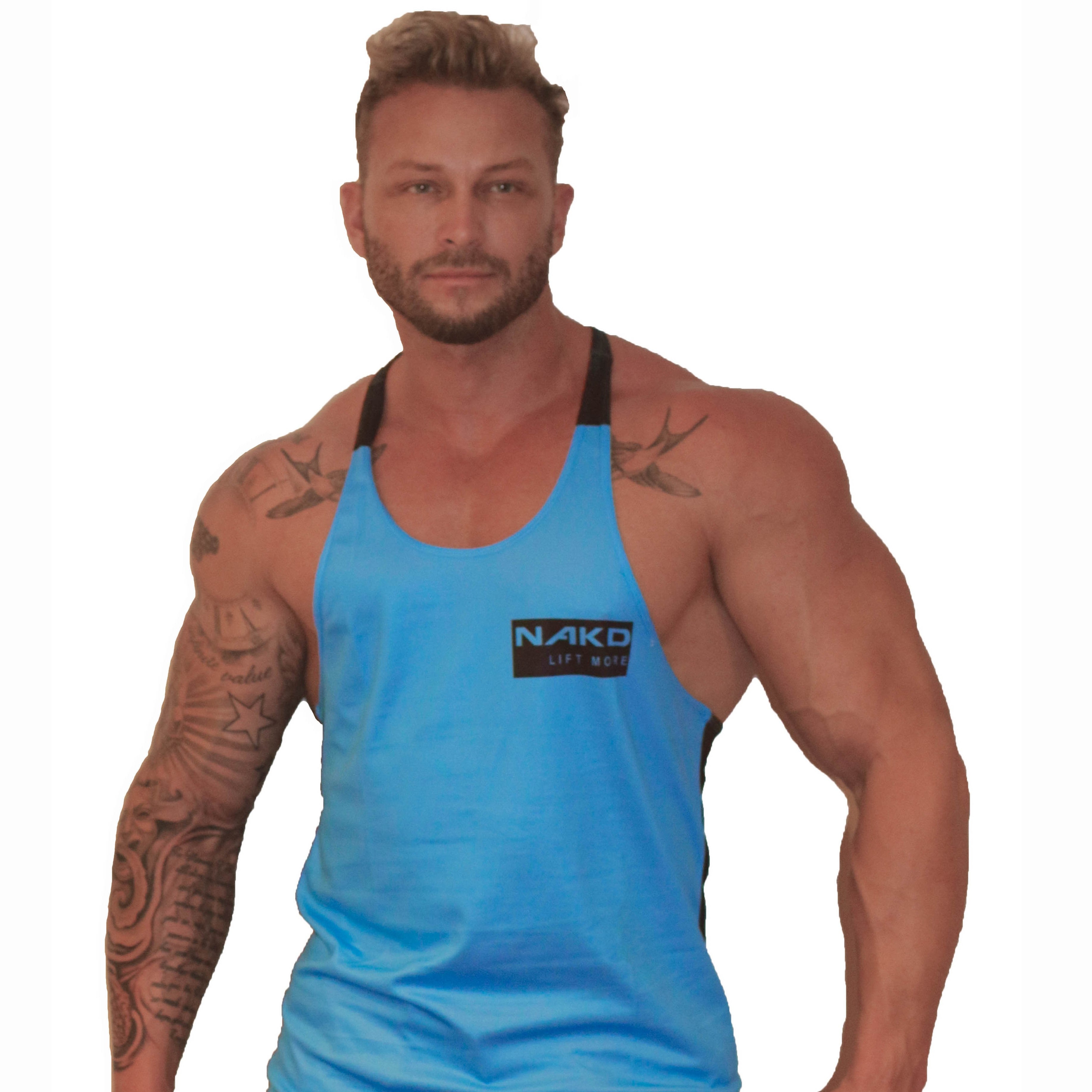 Men s Gym  Singlet  POLY CLEAR NAKD Gym  Wear NAKD Gym  wear