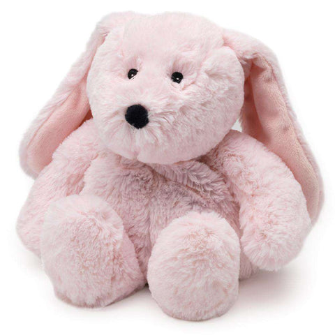 Warmies Large 33cm - Plush Animals filled with Flaxseed and French Lavender - Pink Bunny