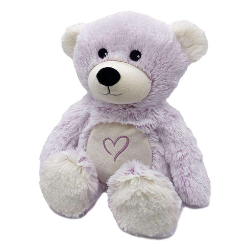 Warmies Large 33cm - Plush Animals filled with Flaxseed and French Lavender - Love Bear