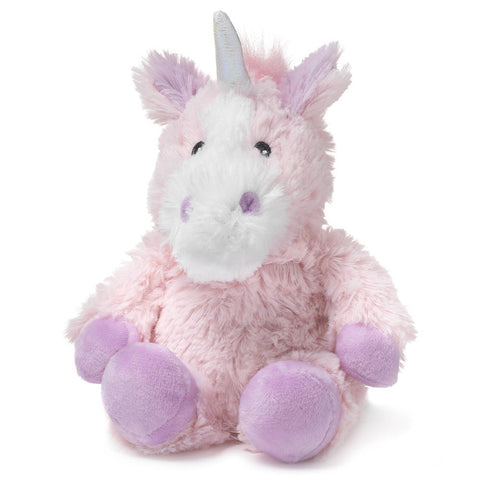 Warmies Large 33cm - Plush Animals filled with Flaxseed and French Lavender - Unicorn