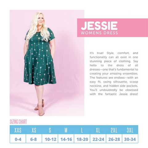 LuLaRoe Jessie - Dress with Pockets!