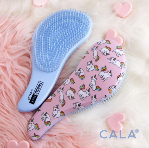 CALA Wet-n-Dry Detangling Brush - Unicats