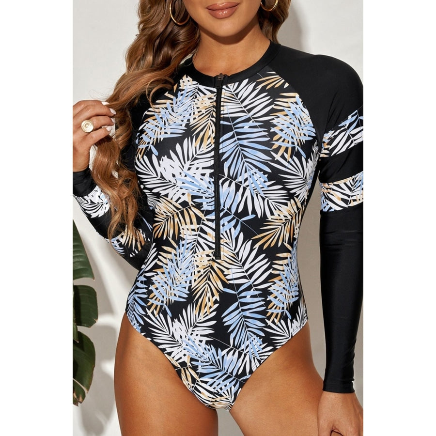 surf rash guard swimsuit