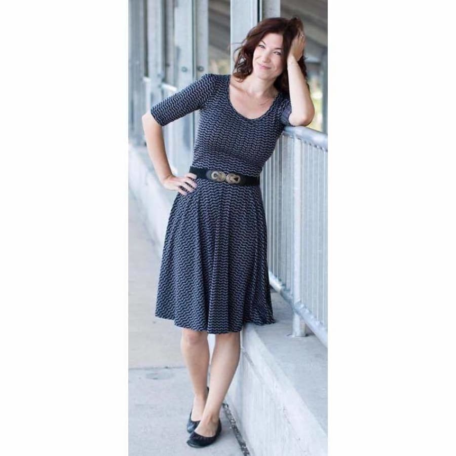 LuLaRoe Nicole Skater Dress, Sandee Rain Boutique