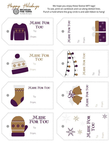 Preview of the Made For You gift tags