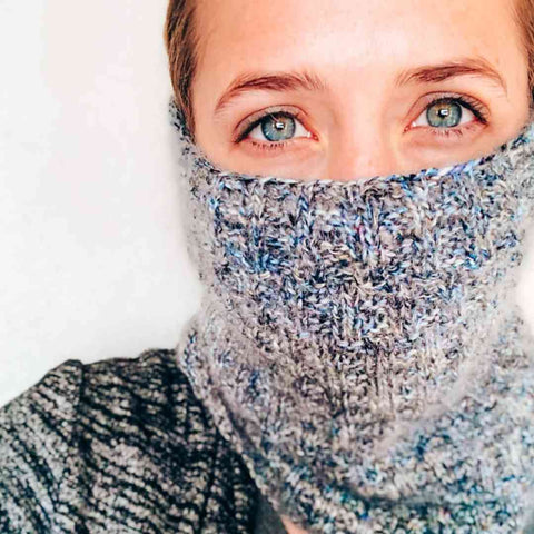 Winter Lake Cowl designed by Megan Gonzalez.