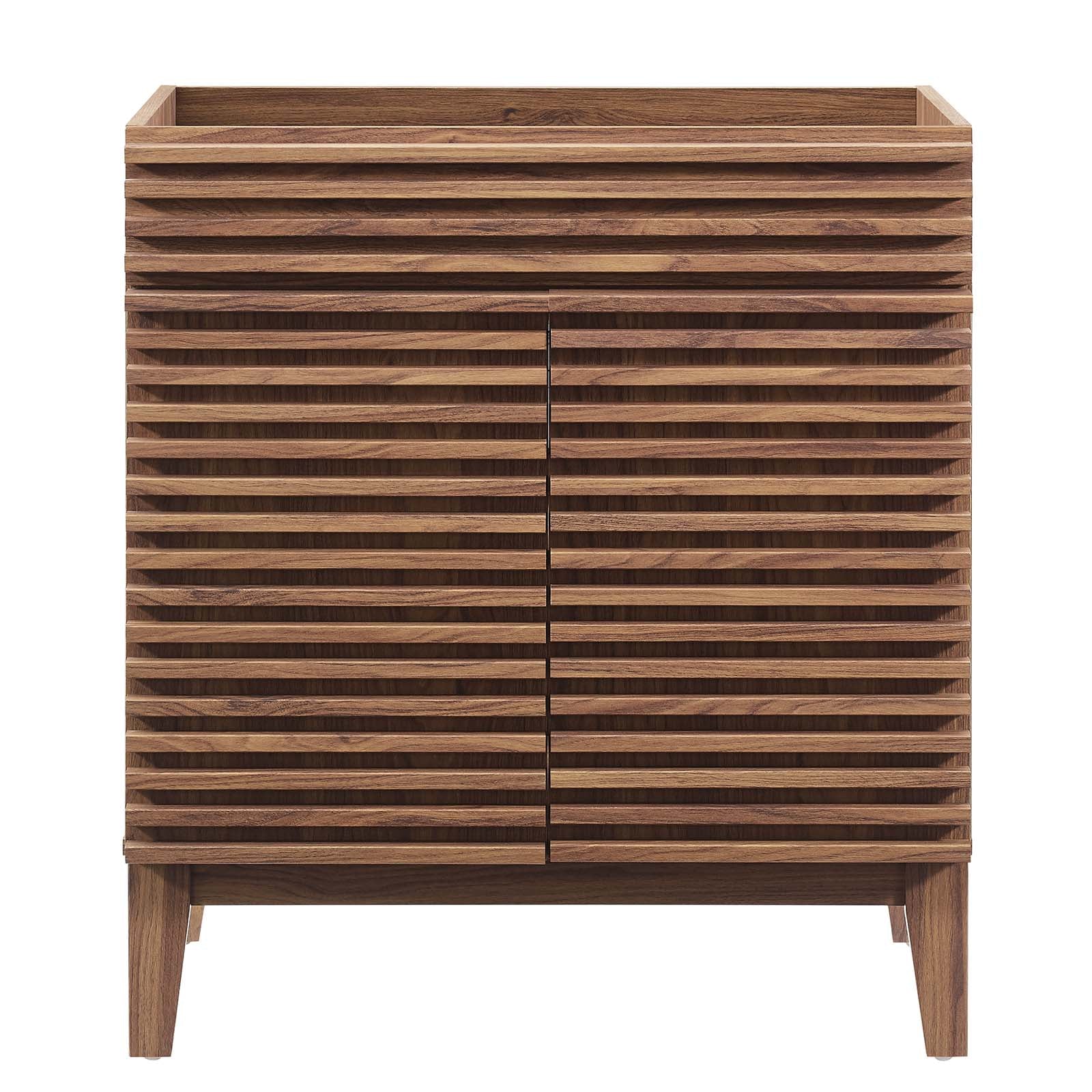 Modway's EEI-4851 30-Inch Walnut Render Bathroom Vanity Cabinet
