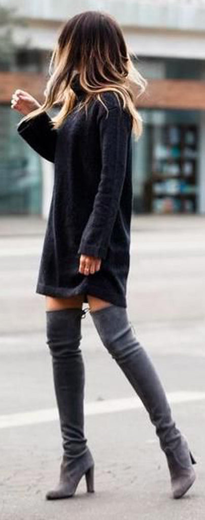 100+ Trending Women's Thigh High Boots Outfit Ideas for Fall or Winter –  Glamanti Beauty