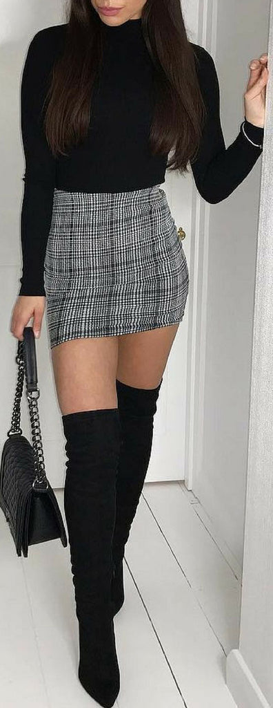 100+ Trending Women's Thigh High Boots Outfit Ideas for Fall or Winter ...