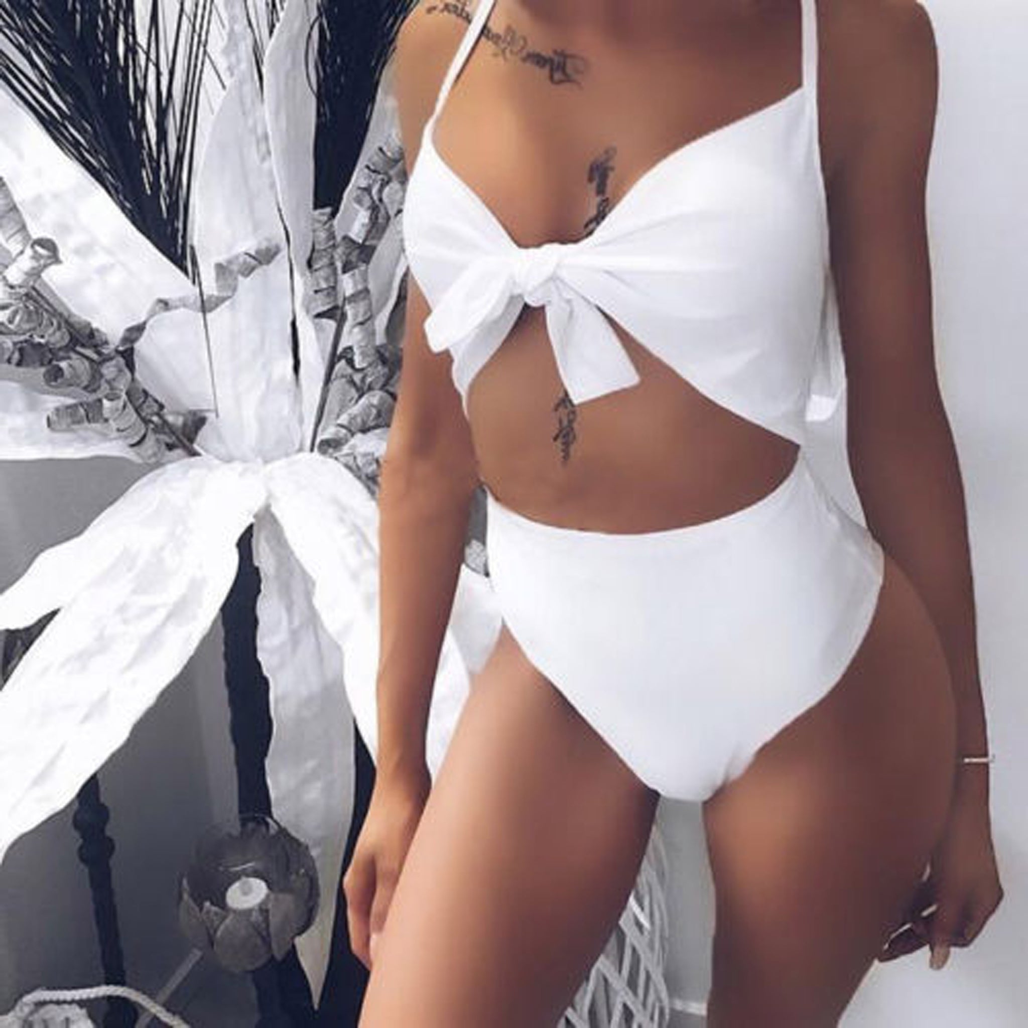 cute cut out one piece swimsuits