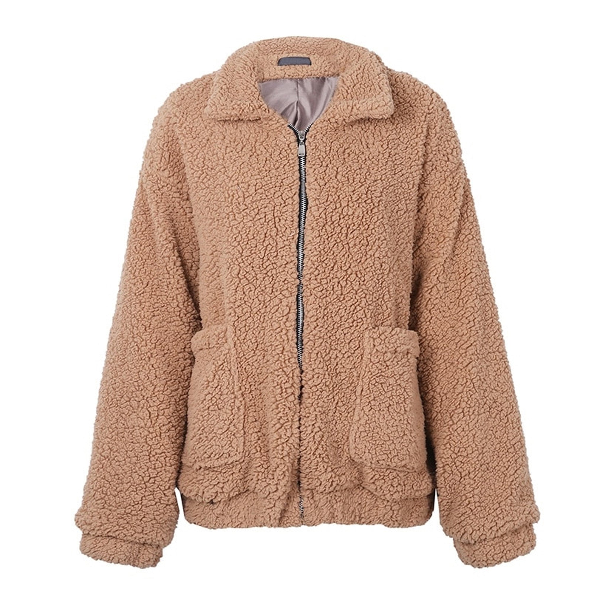 Aurora Popular Oversized Soft Comfy Sherpa Teddy Jacket Pixie Coat ...