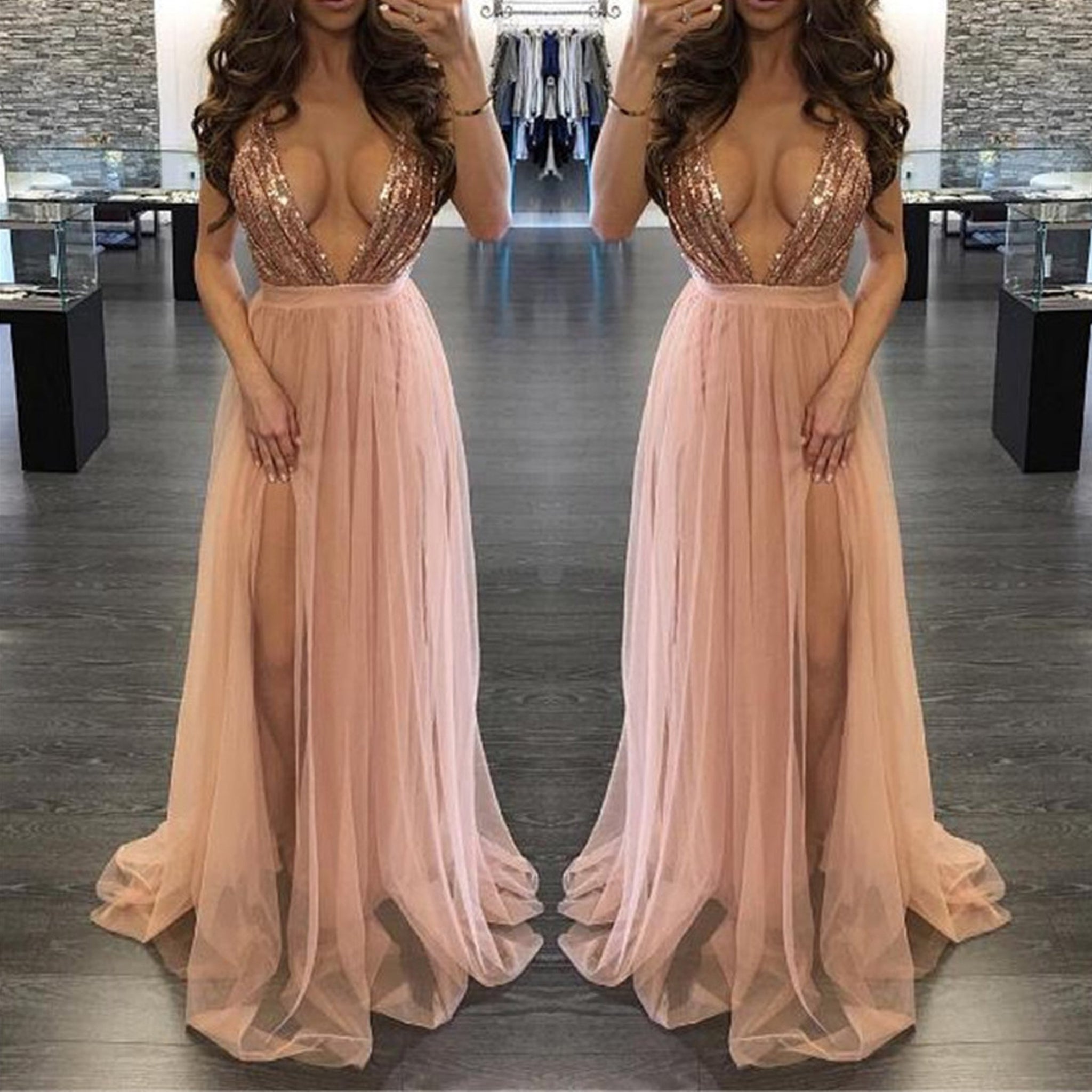 cute rose gold dresses