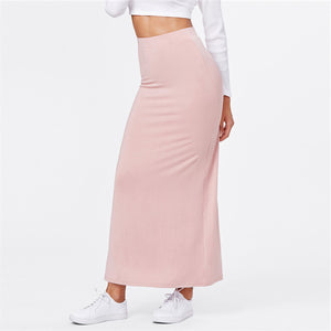 tight maxi skirt