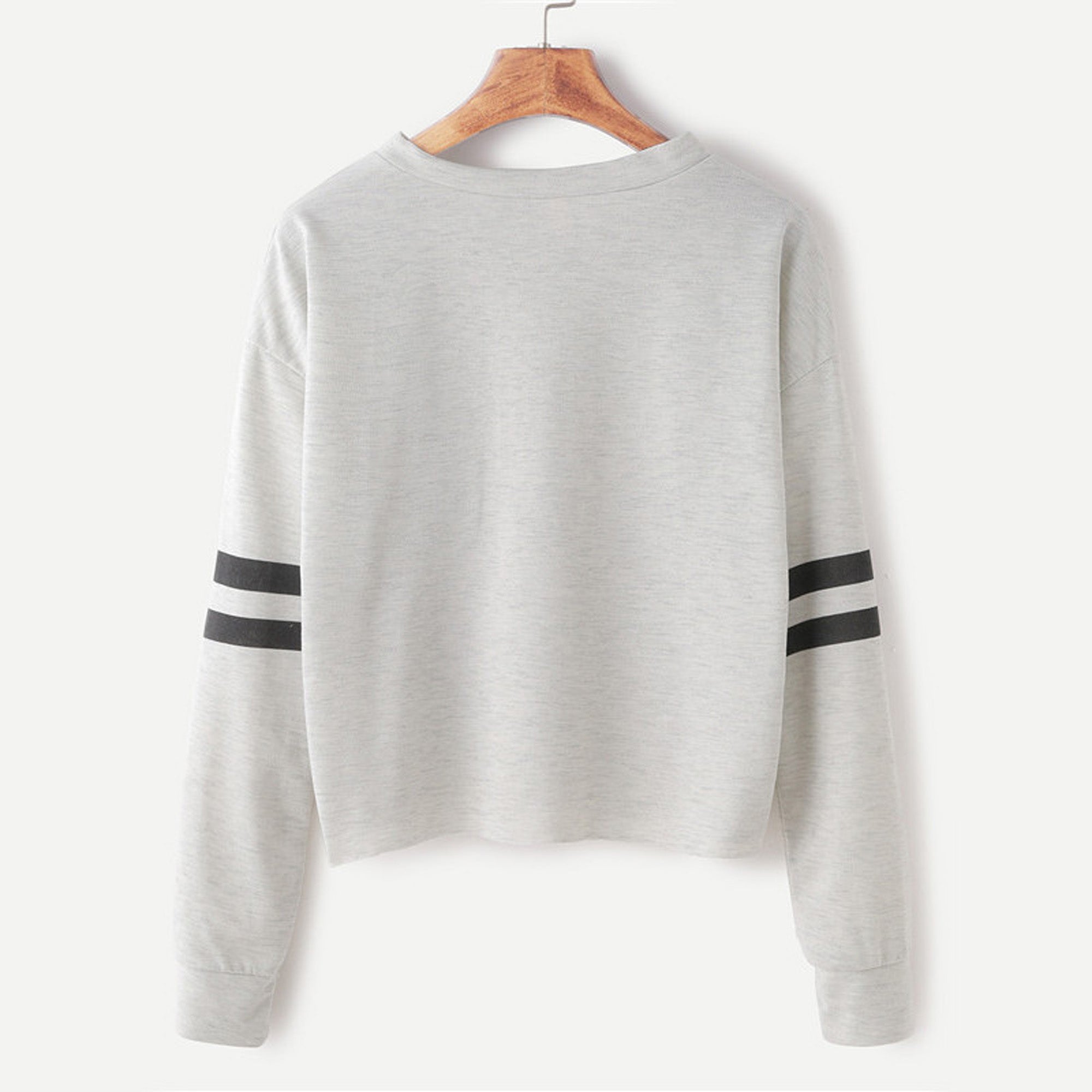 varsity striped sweatshirt