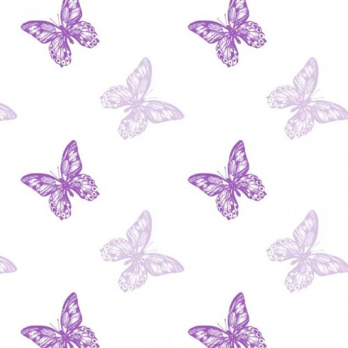 Purple butterflies On Clear Film Roll 100m x 80cm — Artificial Floral  Supplies