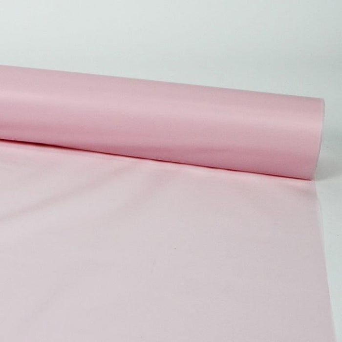 100m x 80cm Frosted Cellophane - Pale Pink — Artificial Floral Supplies