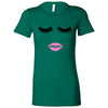 Lips & Lashes - Bella + Canvas - Women's Short Sleeve Feminine T-shirt - 19 Colors Available Plus Size S-2XL - MADE IN THE USA