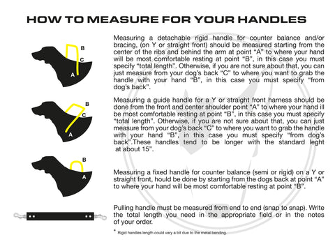 yupcollars service dog handle length