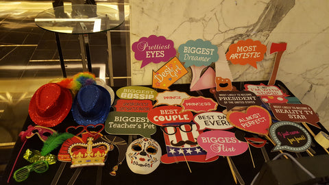 photo booth hire with props