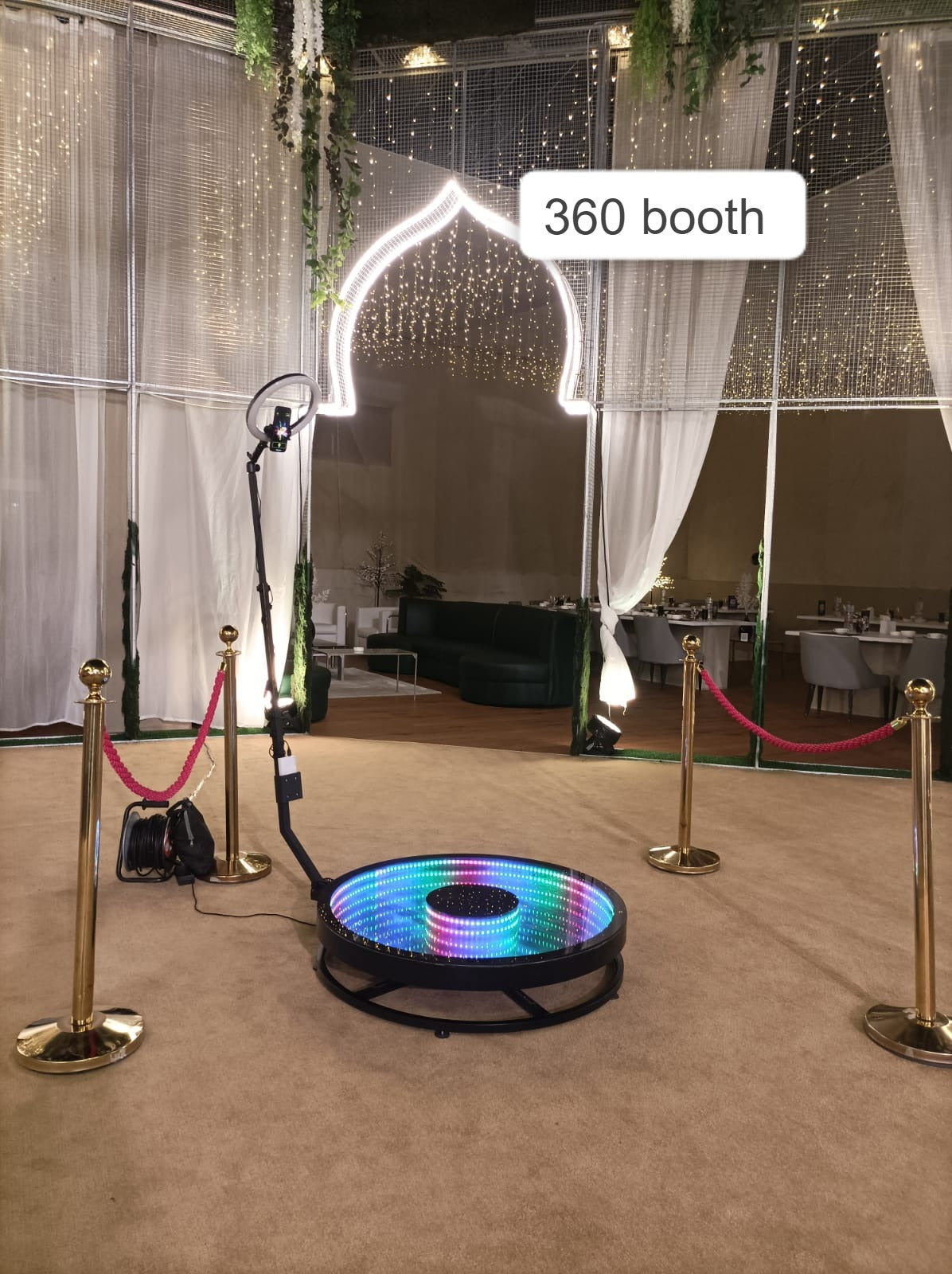 360 video booth rental in Dubai